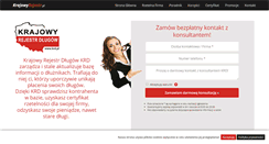 Desktop Screenshot of krajowyrejestr.pl