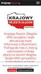 Mobile Screenshot of krajowyrejestr.pl