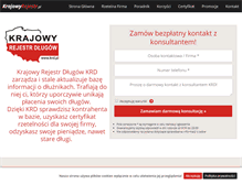 Tablet Screenshot of krajowyrejestr.pl
